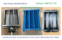 KHUÔN ĐÚC MẪU VỮA 40X40X160 TẠI PHÚ QUỐC KIÊN GIANG-SÓC TRĂNG